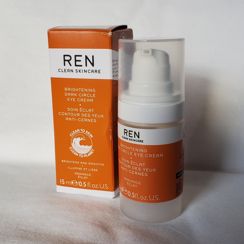 NIB REN Clean Skincare Radiance Brightening Dark Circle Eye Cream